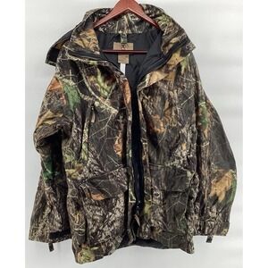 Game Winner Men's XL Double Full Zip Mossy Oak Break-Up Infinity Camo Jacket